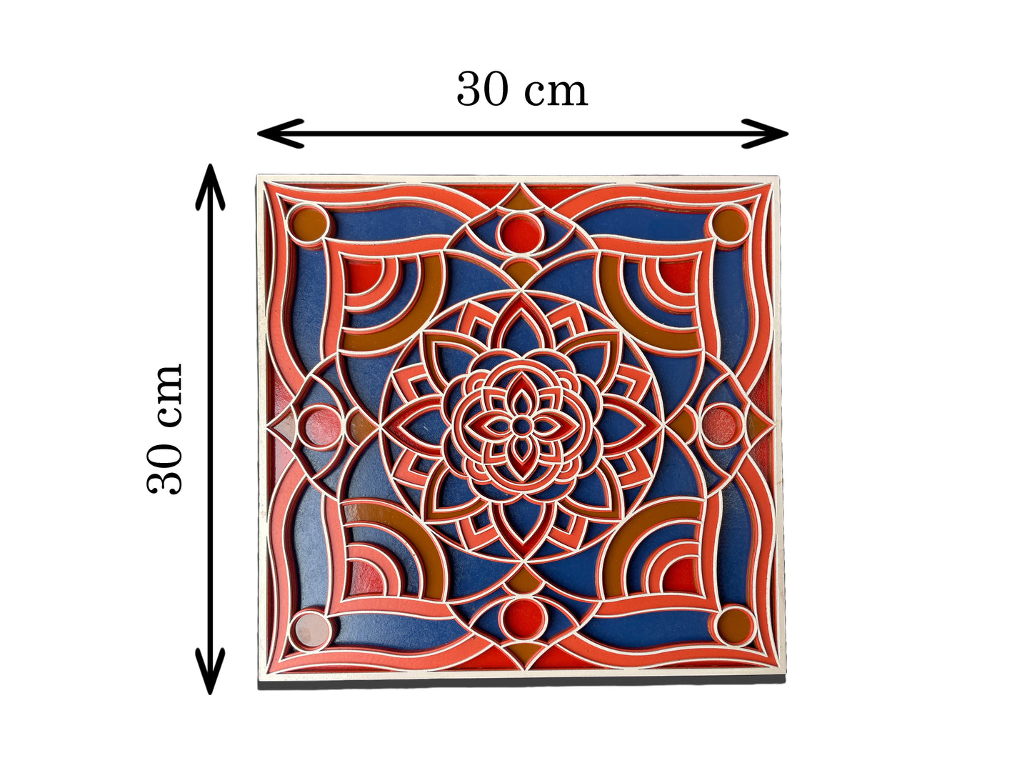3D Layered Mandala Wall Art