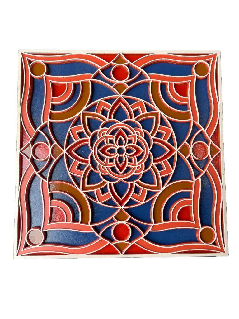 3D Layered Mandala Wall Art