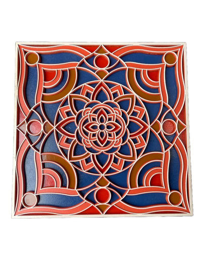 3D Layered Mandala Wall Art