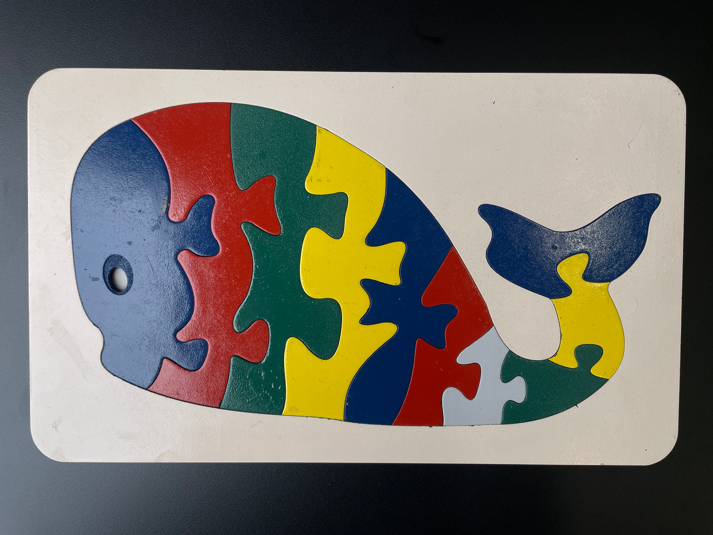 Wooden Multicolor Fish Puzzle