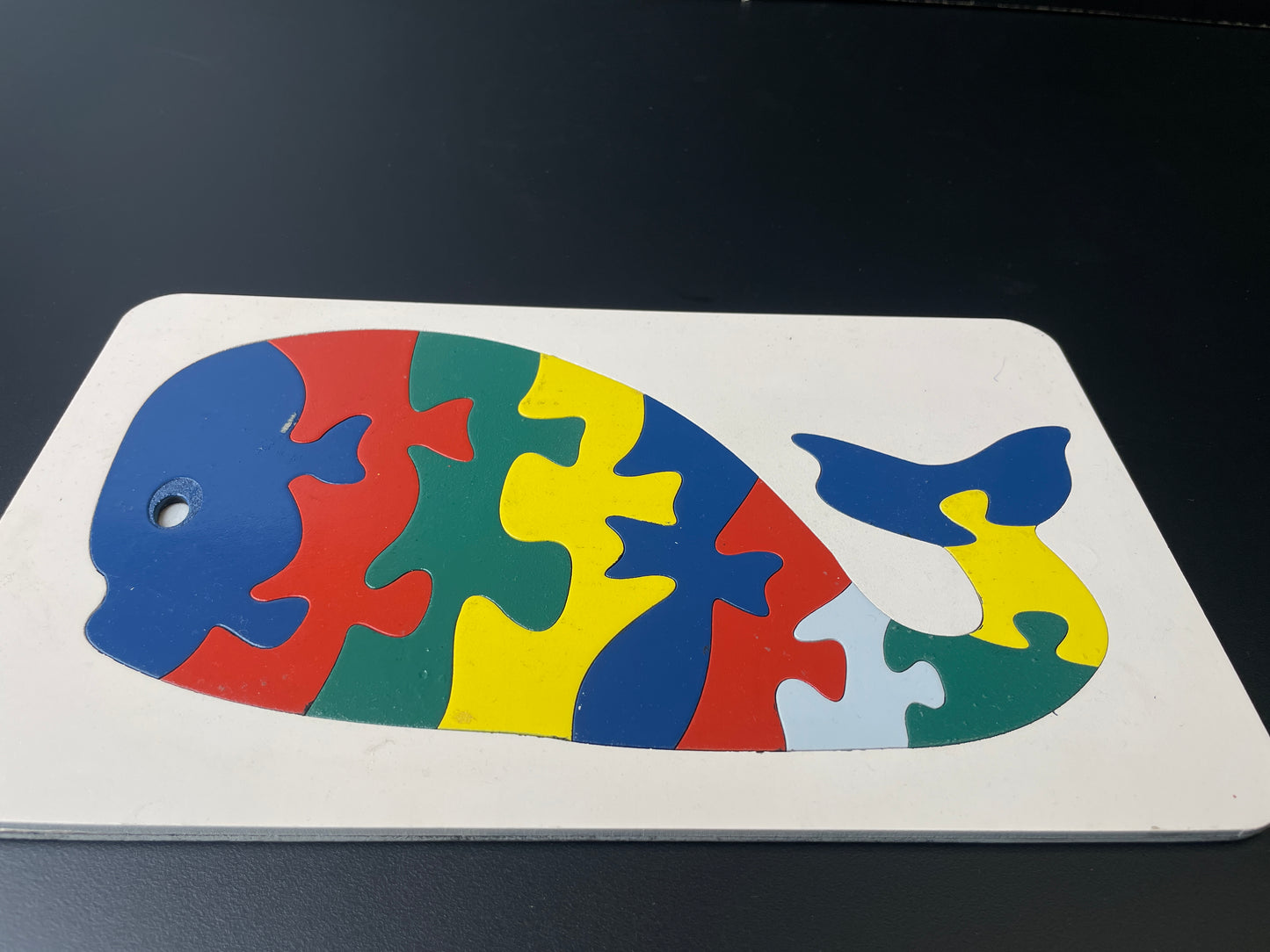 Wooden Multicolor Fish Puzzle