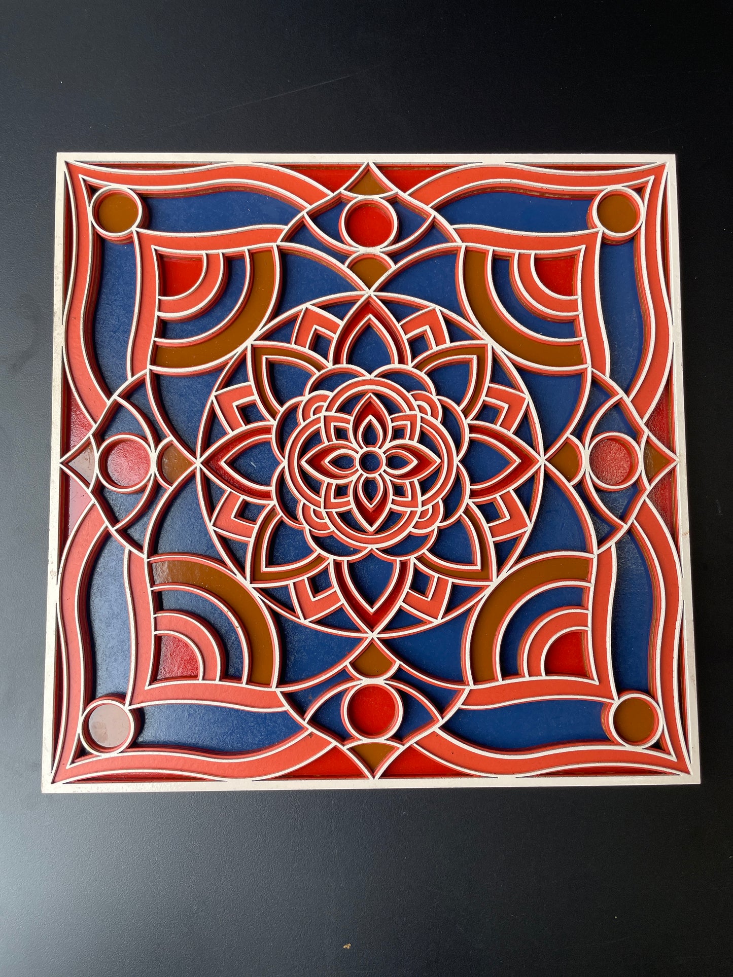 3D Layered Mandala Wall Art