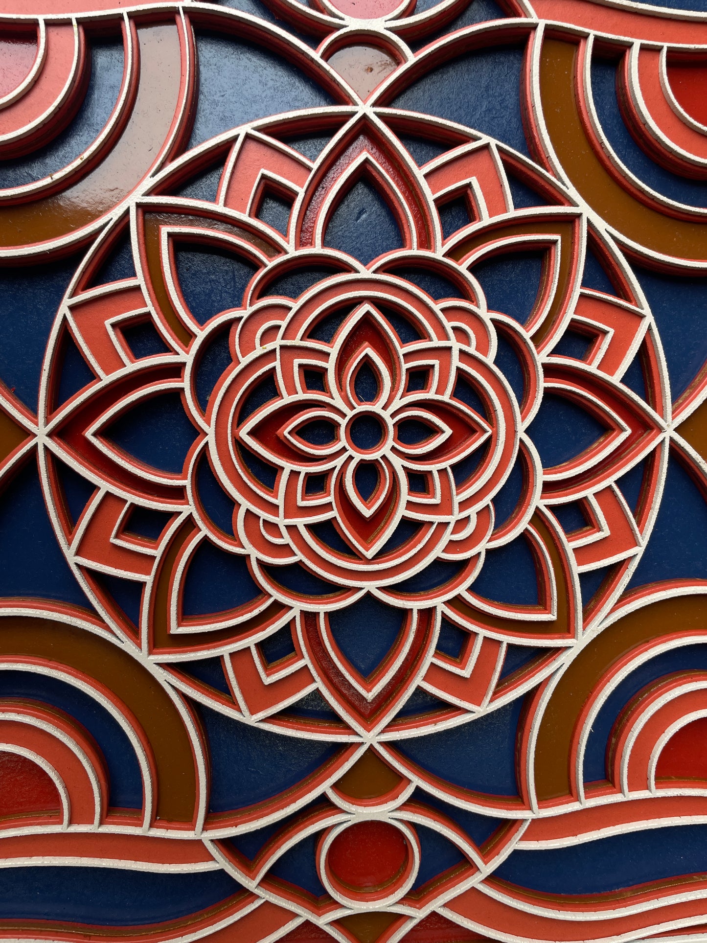 3D Layered Mandala Wall Art