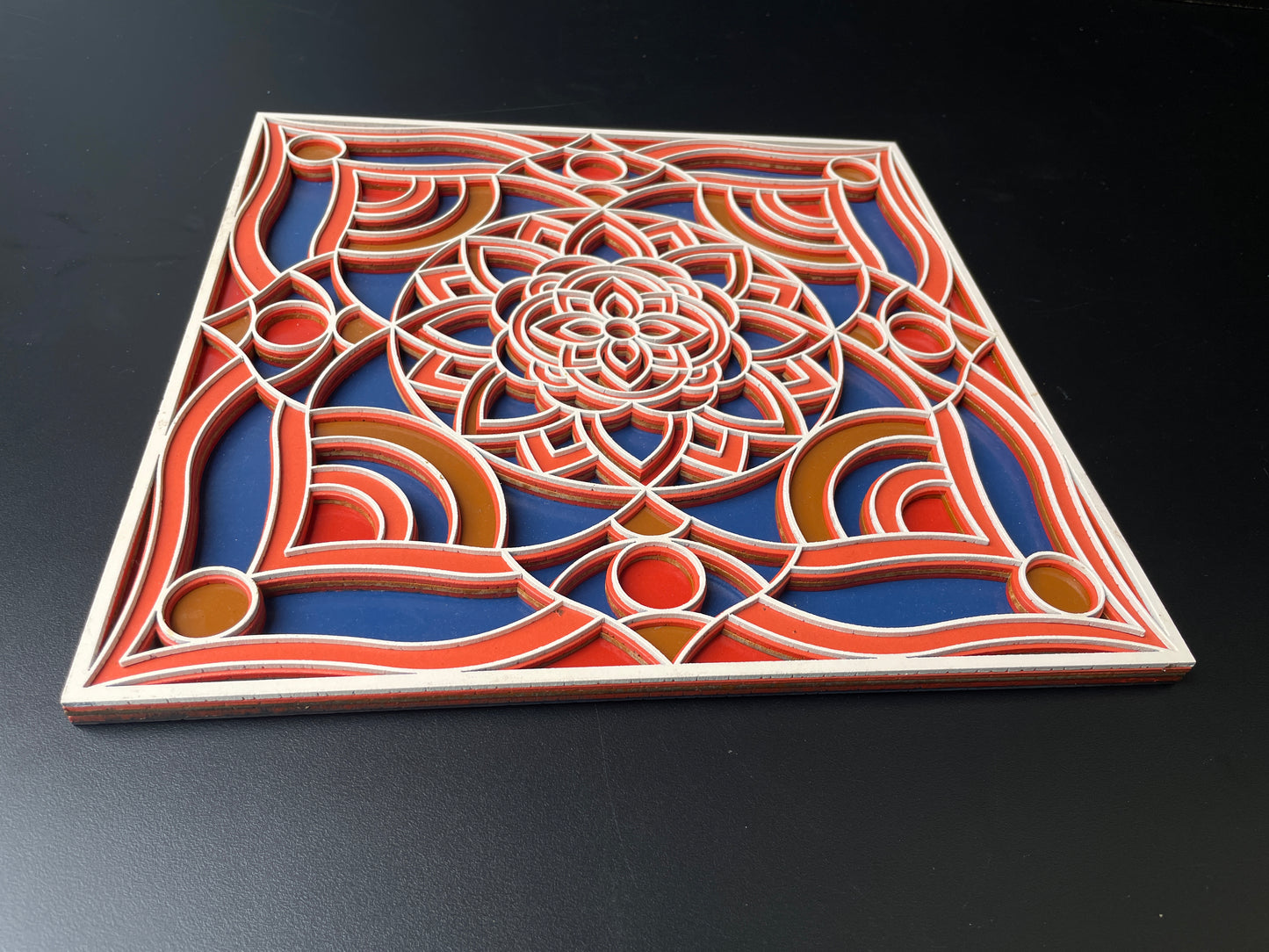 3D Layered Mandala Wall Art