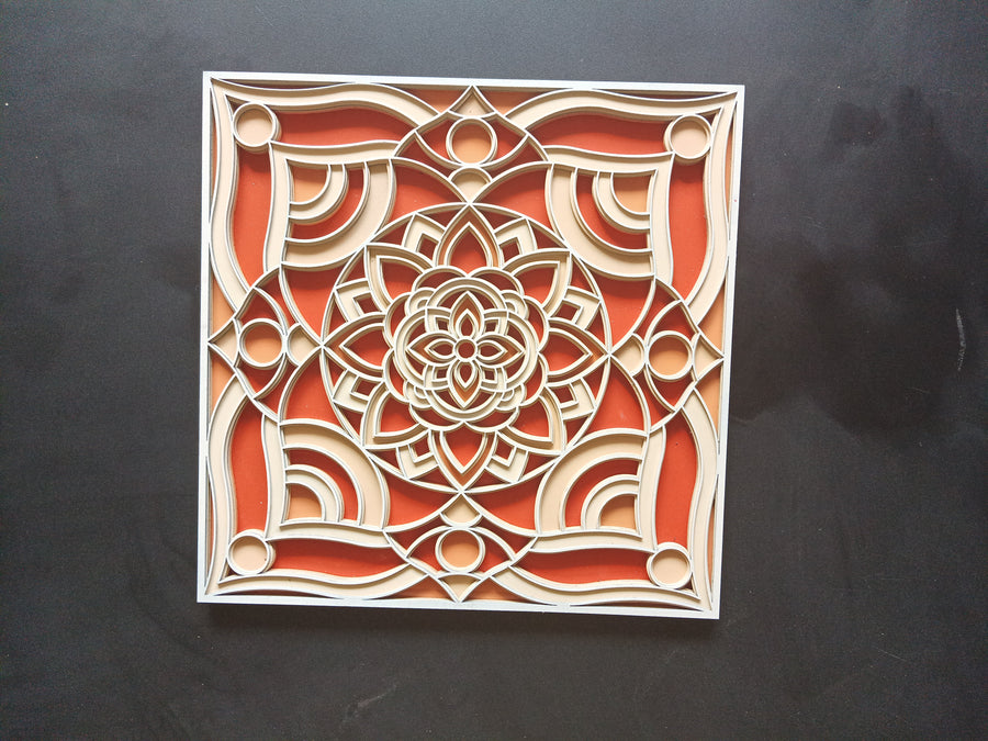 3D Layered Mandala Wall Art (Copy)