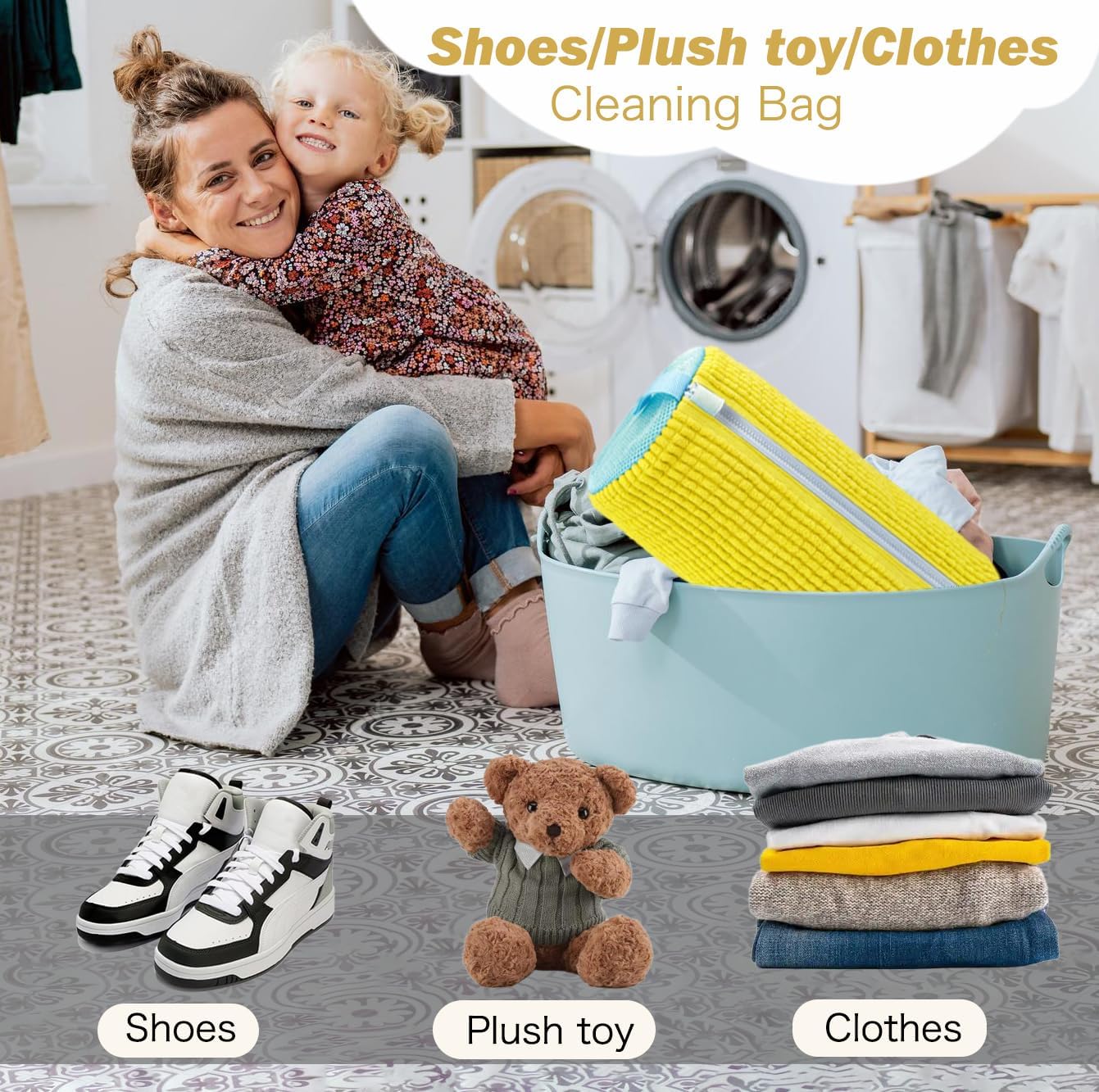 Shoe Washing Machine Bag