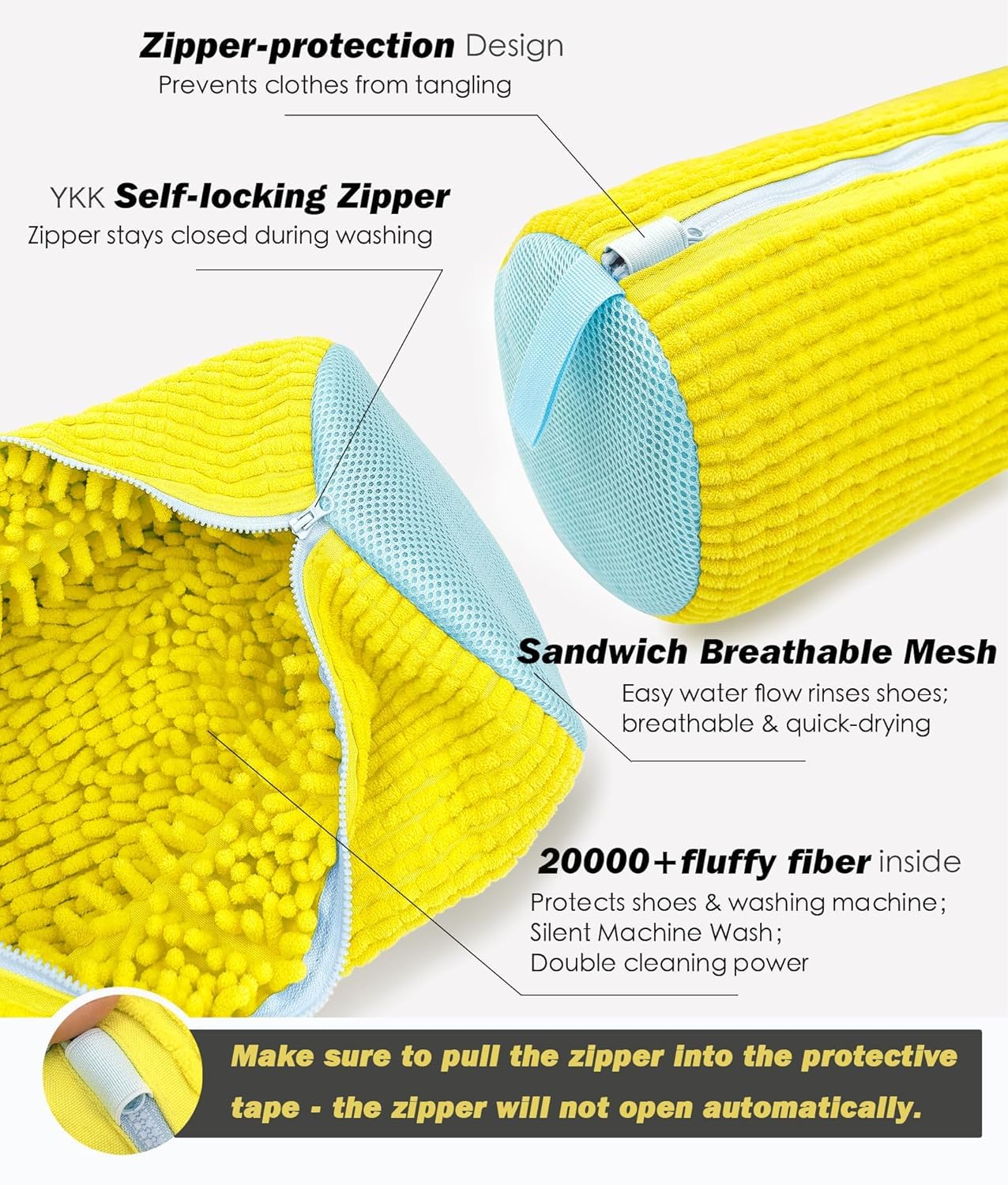 Shoe Washing Machine Bag