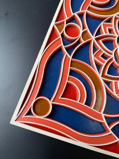 3D Layered Mandala Wall Art