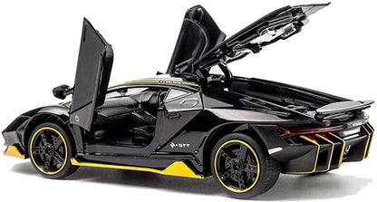 Lamborghini Die Cast Car 1:32 Metal Toy Car Sound Light Pull Back