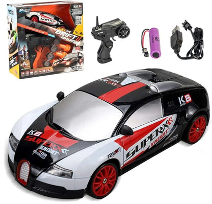 RC Drift Car 1:24 4WD Remote Control Racing Car with LED & Drift Tires