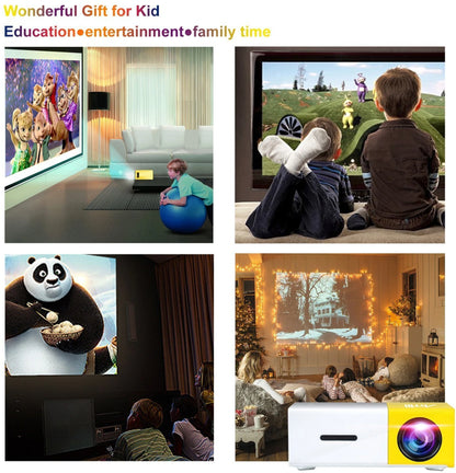 Mini projector (600 lm / Remote Controller) Portable Projector
